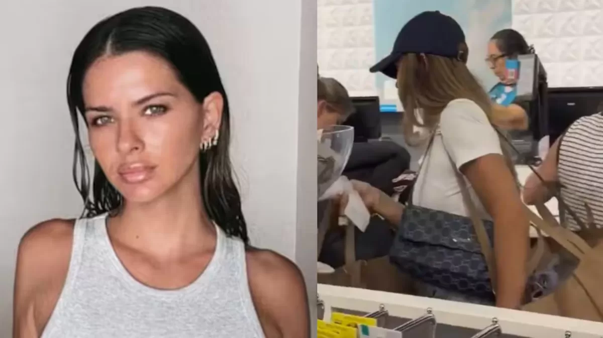 Miami: La China Suárez reaccionó contra una mujer que la grabó comprando ropa barata