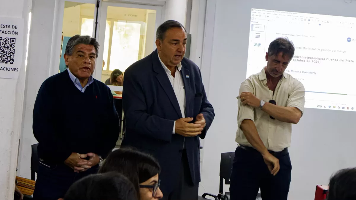 Poletti encabezó la segunda reunión del Comité Municipal de Gestión de Riesgos