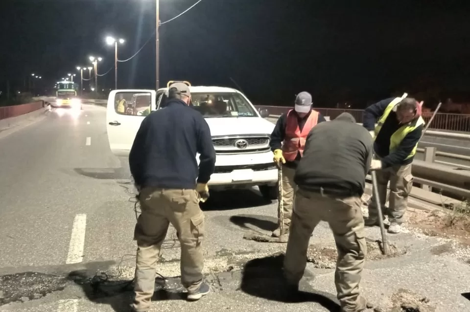 Habrá reparaciones nocturnas y reducción de carril en la ruta 168