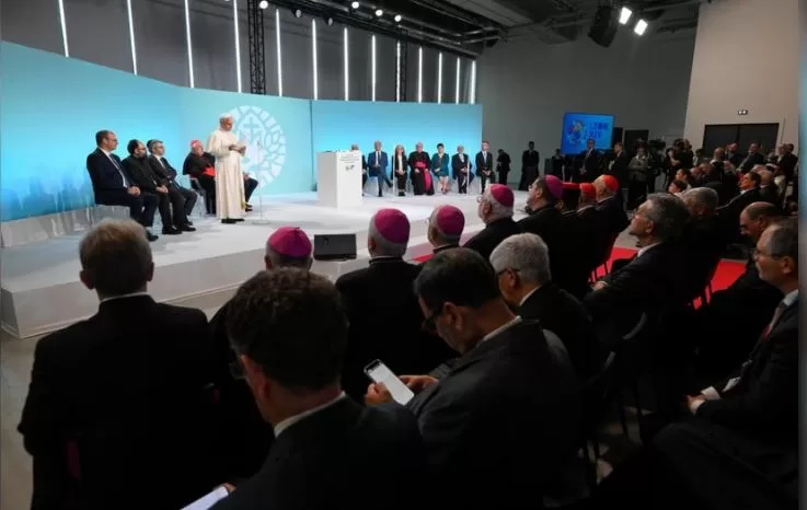 Llamado a la paz del papa León XIV en su última escala de la gira por Francia
