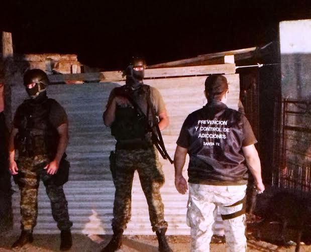 Operativo de drogas en Rafaela