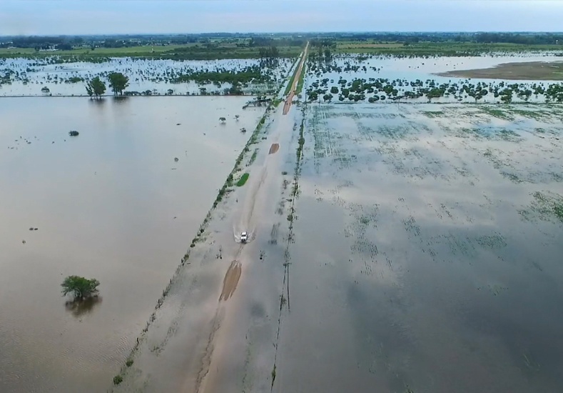 Quinteros preocupados por el estado del canal Las Mandarinas