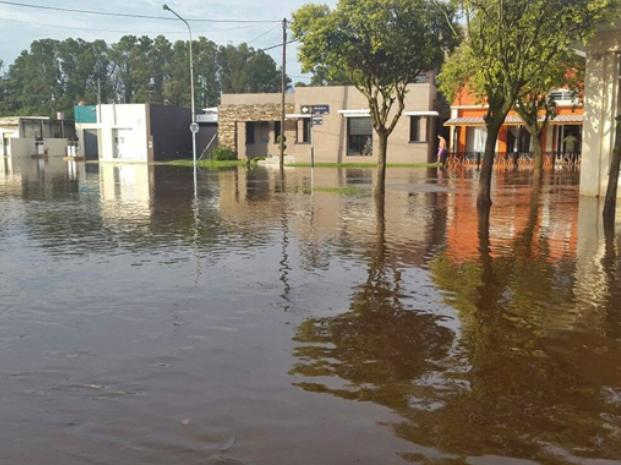 Las lluvias inundaron a varios pueblos santafesinos 