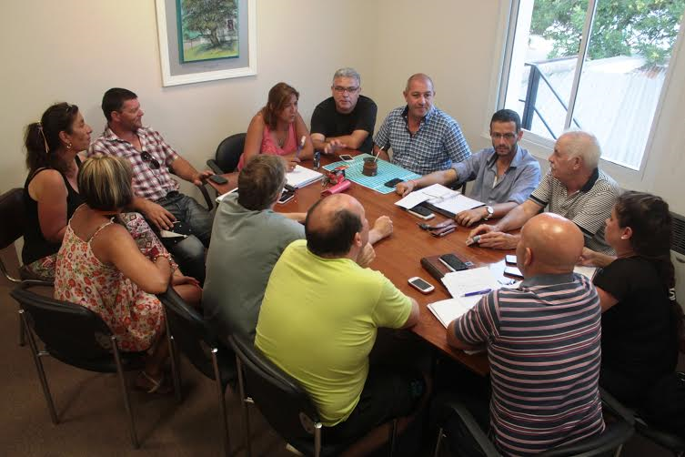 Comité de Protección Civil - Reunión encabezada por la Intendente de Santo Tomé Daniela Qüesta