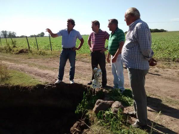 Gestiones para el mejoramiento de caminos rurales del Dpto. San Justo