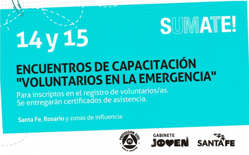 Capacitan a voluntarios para la emergencia hídrica