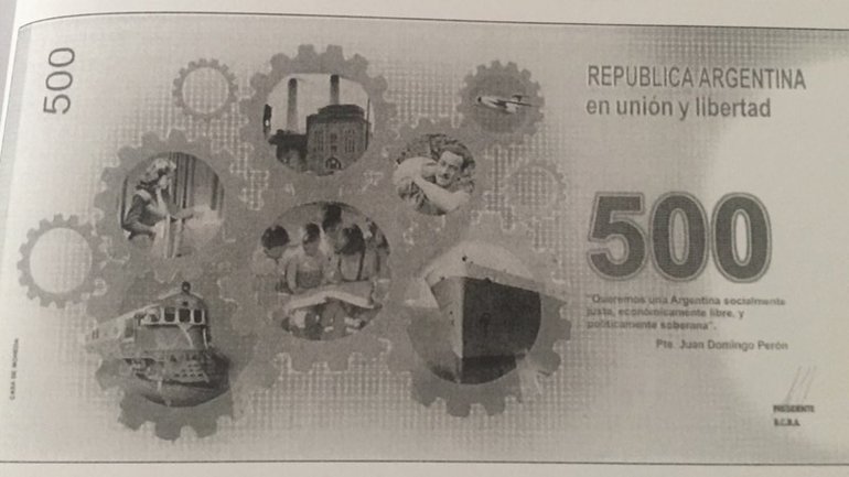 Billete de 500 pesos - Kirchnerismo