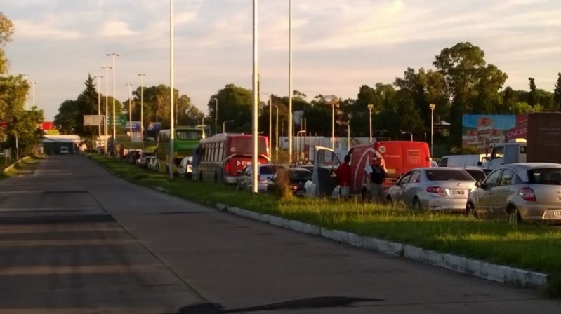 Túnel Subfluvial - Colas de autos