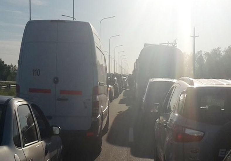 Normal circulación en el Túnel Subfluvial