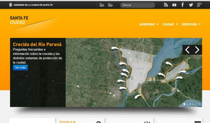 Crecida del Paraná: nuevo sitio de información y consultas