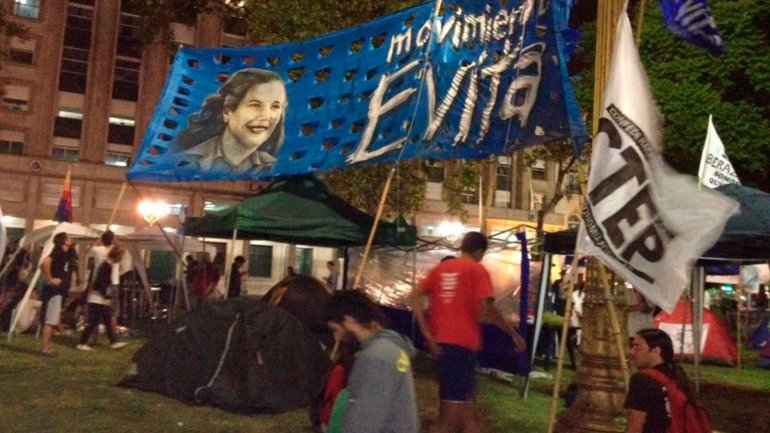 Ocuparon la Plaza de Mayo para reclamar la liberación de Milagro Sala