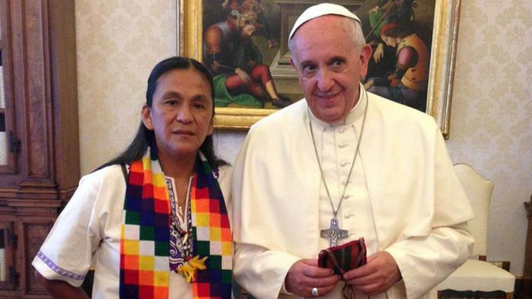 Un sector de la Iglesia apoya a Milagro Sala y pide al Papa que no reciba a Macri hasta que sea liberada