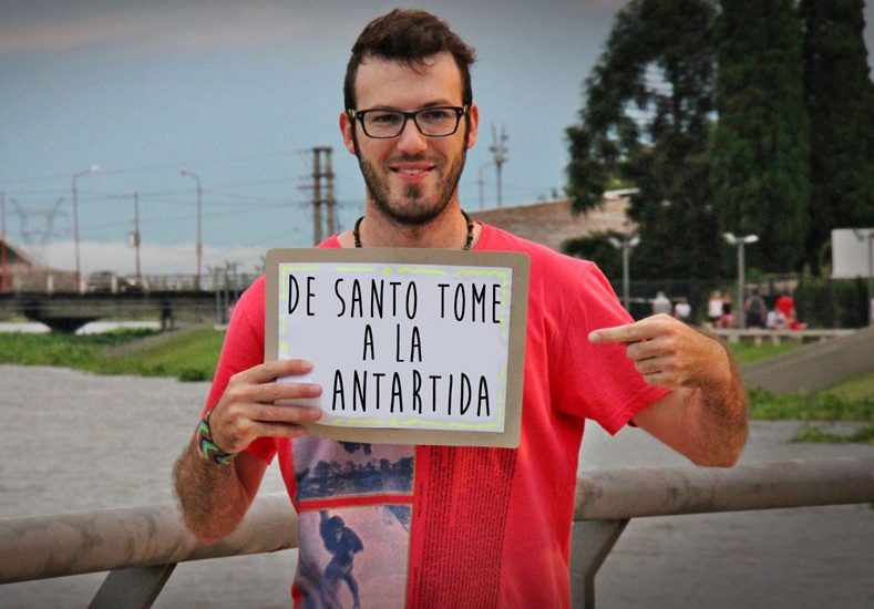 Un joven de Santo Tomé compite para ganar un viaje a la Antártida