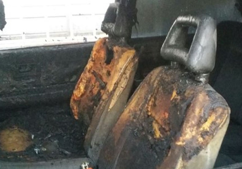 Tres autos incendiados en la madrugada