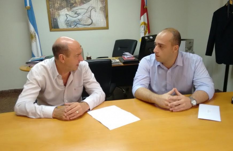 Sergio Basile se reunió con el Ministro de Desarrollo Social de Santa Fe