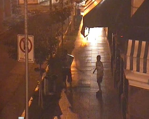 Cámaras de seguridad - Robo en Las Delicias