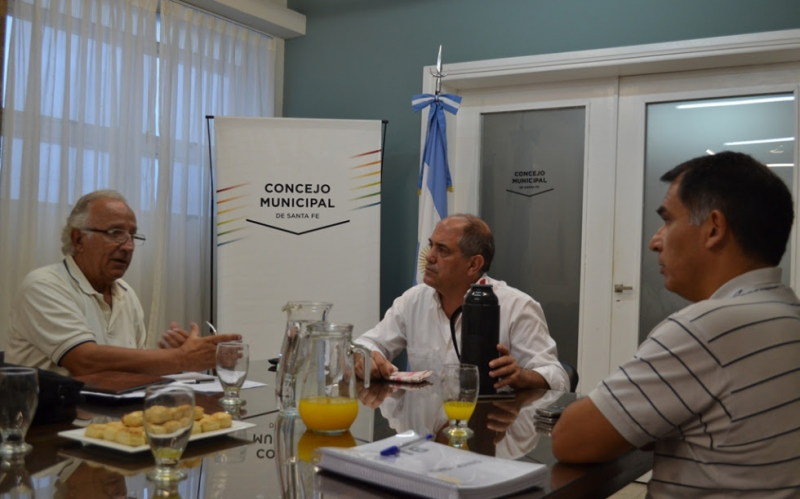 Leonardo Simoniello se reunió con el Director del aeropuerto de Sauce Viejo