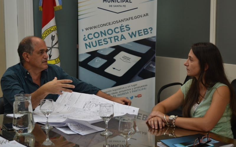 Simoniello recibió a la nueva Secretaria de Producción