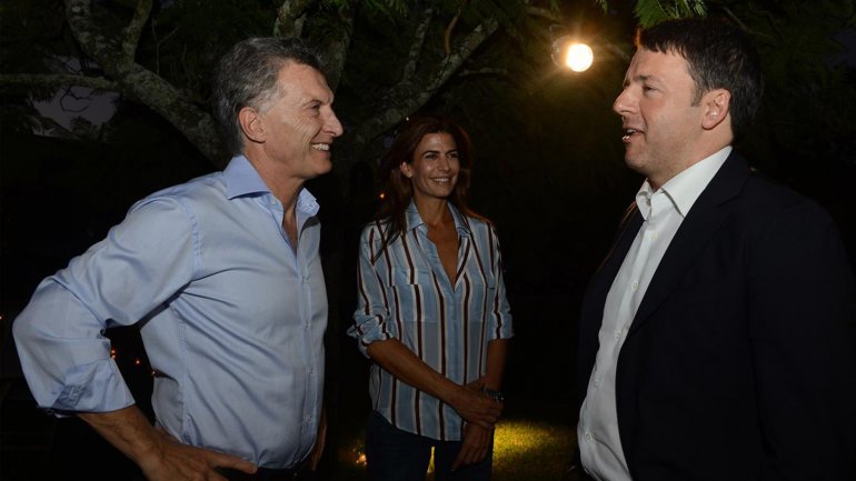 En la quinta Los Abrojos, Mauricio Macri cenó con el primer ministro de Italia