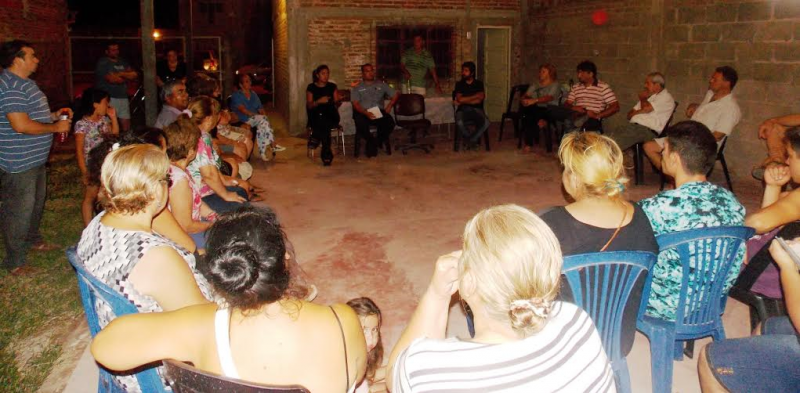 Realizaron una mesa de gestión barrial por el traslado de la casa de Policía Comunitaria  
