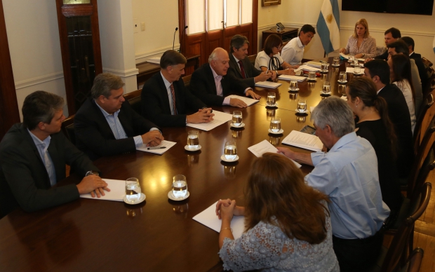 Lifschitz con legisladores nacionales por Santa Fe