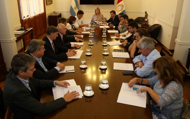 Lifschitz con legisladores nacionales por Santa Fe