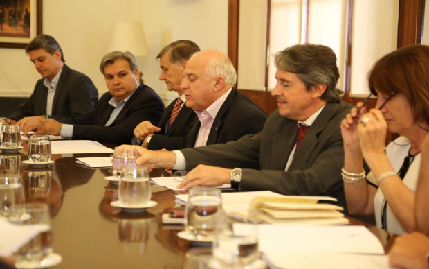 Lifschitz con legisladores nacionales por Santa Fe