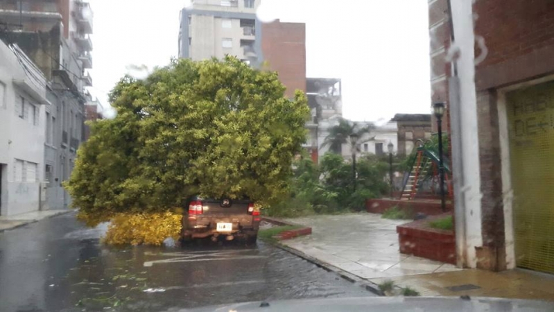 Temporal en Santa Fe - Moreno y San Martín