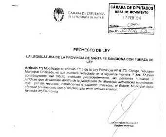 Palo Oliver propone modificar el Código Tributario Municipal Unificado