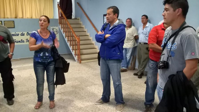 Del Frade participó de la asamblea de los trabajadores despedidos por Ar Zinc