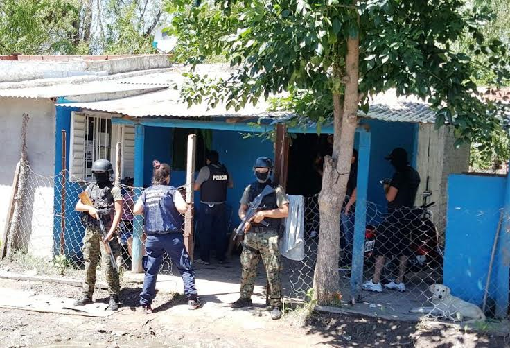 Procedimiento antidrogas en Alto Verde