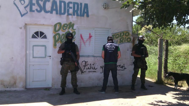 Cocaína fraccionada en Coronda