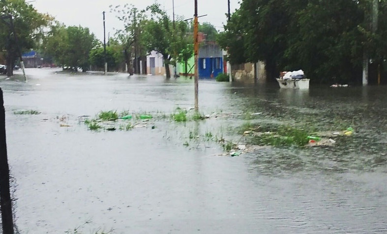Cayeron alrededor de 100 milímetros de lluvia en la Ciudad de Santa Fe
