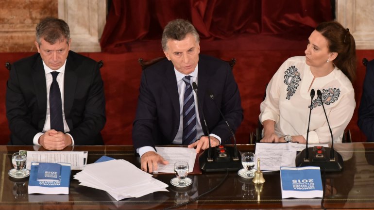 Michetti y el discurso de Macri: 