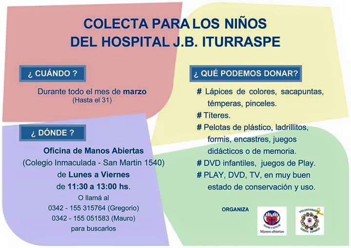 Por los chicos con cáncer 