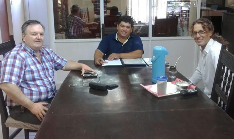 Michlig se reunió con autoridades comunales de La Rubia