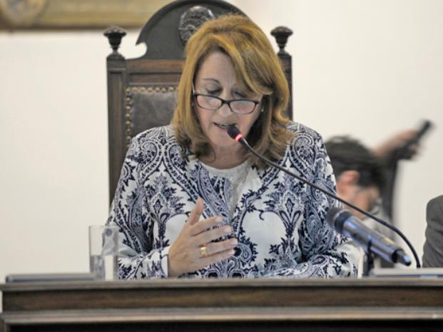 Mónica Fein prometió ante el Concejo que toda la ciudad tendrá cloacas 