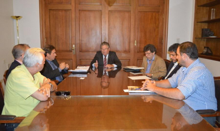 Carlos Fascendini se reunió con industriales de Firmat
