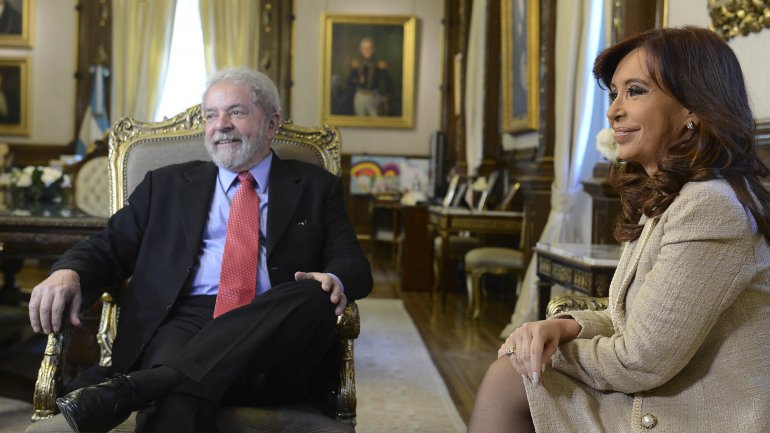 Cristina Kirchner defendió a Lula y dijo que intentan 