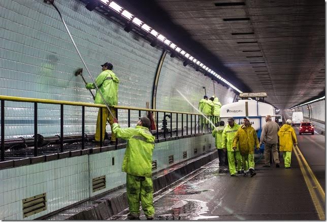 Por tareas de limpieza y mejoras se solicita precaución a los usuarios que circulen por el Túnel Subfluvial