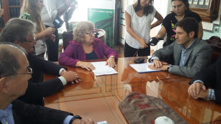 Fascendini y Pullaro se reunieron con autoridades esperancinas