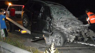 Así quedó el auto de 