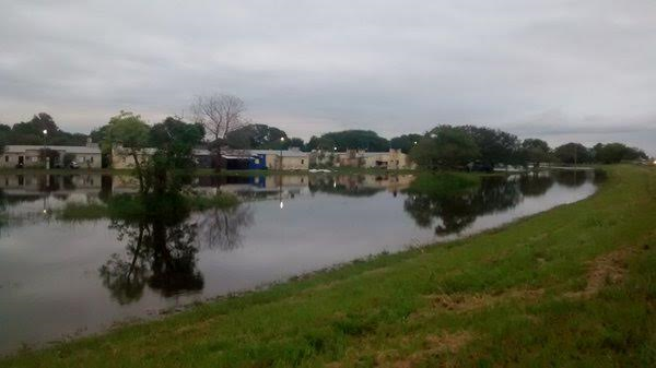 Rodrigo Borla recorrió zonas afectadas por las intensas lluvias