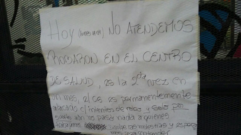 Por segunda vez robaron en el Centro de Salud de Barrio San Martín