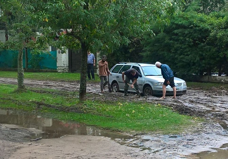 Costa santafesina - Inundación por lluvias