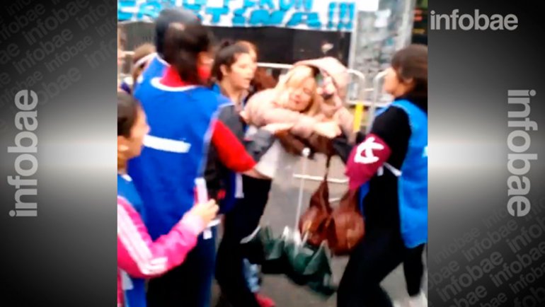 Mercedes Ninci, agredida en la marcha kirchnerista en Comodoro Py