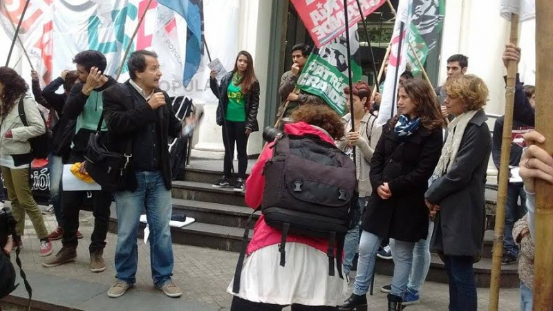 El Frente Social y Popular se movilizó contra los aumentos de la tarifa de luz
