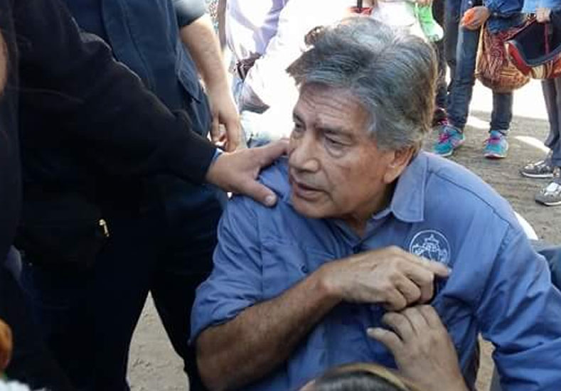 Agredieron físicamente al intendente de Rincón cuando atendía el reclamo de vecinos