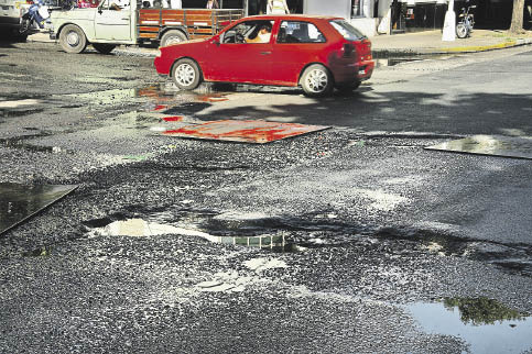 El municipio tiene relevados más de 1.000 baches 