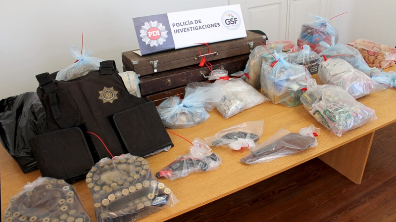 Secuestran armas y elementos de fabricación casera de municiones